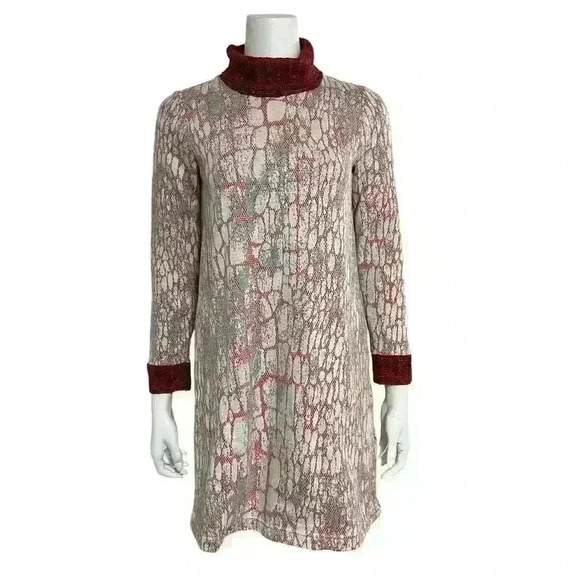 Maeve Anthropologie Suma Turtlrneck Knit Dress Size XS - Picture 2 of 11